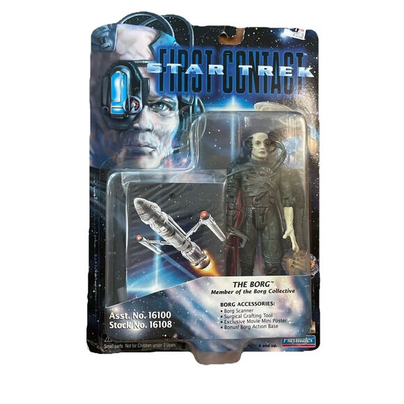 Star Trek First Contact The Borg Action Figure 1996 Playmates 16108 NIP! NEW - Picture 1 of 8